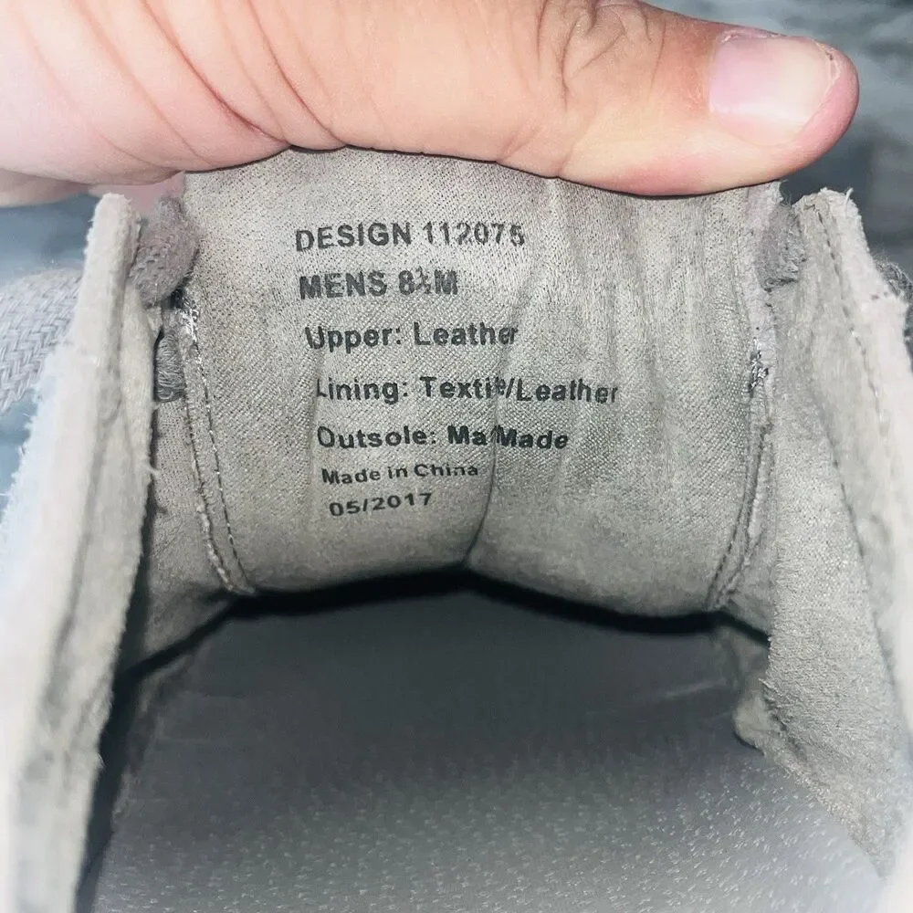 Kenneth Cole New York Gray Suede Low Top Lace Up Sneakers Men Size 8.5M